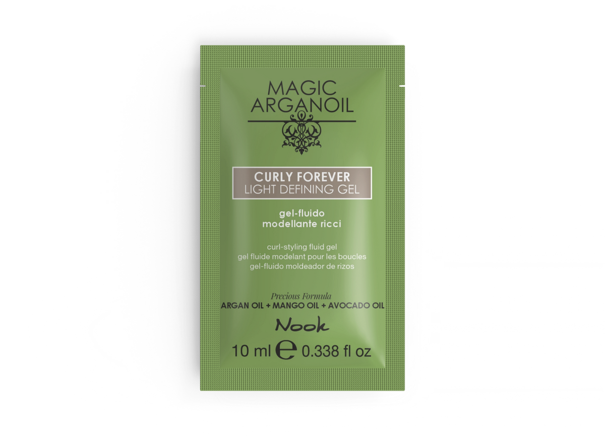 Nook Magic ArganOil Curly Forever Könnyű, Hullámosító-Göndörítő Gél Minta 10ml