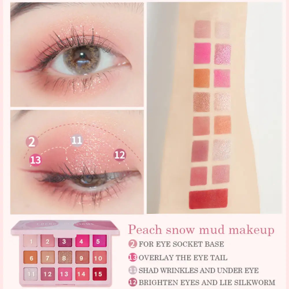 15 Színt Tartalmazó Sminkpaletta Pudaier - Sminkelés