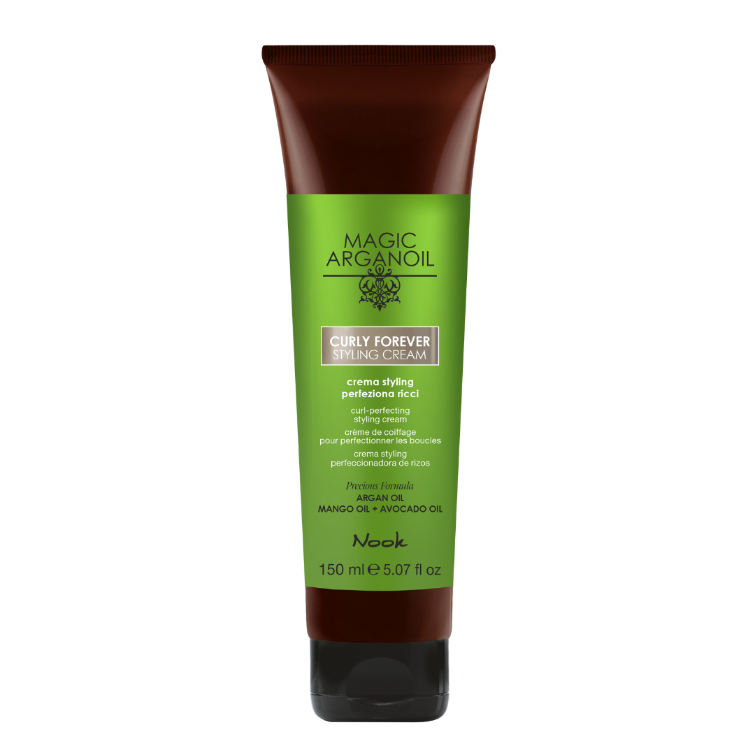 Nook Magic ArganOil Curly Forever Hajformázó Krém Hullámos vagy Göndör Hajra 150 ml