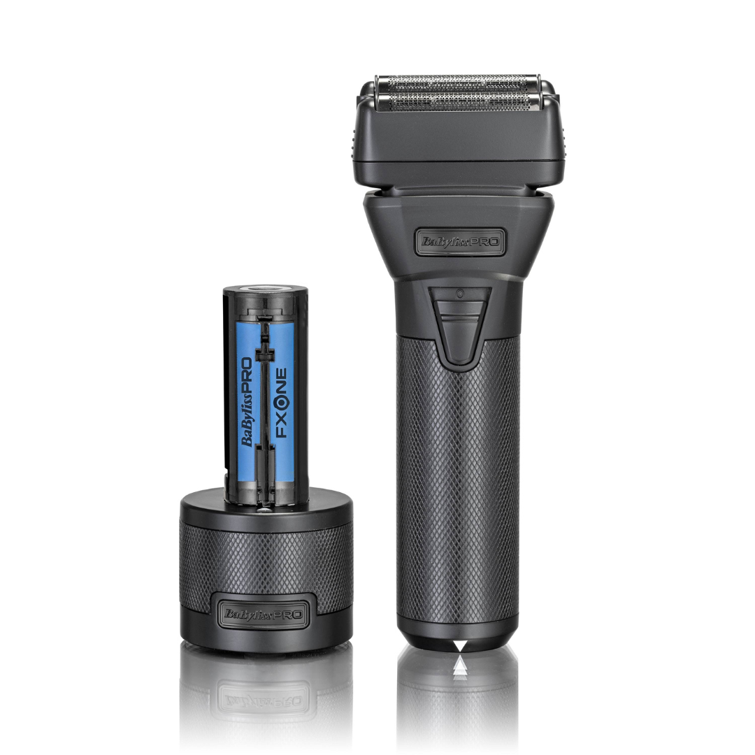 Aparat de ras BaByliss Pro FXONE negru cu baterie pentru un barbierit de precizie și confort