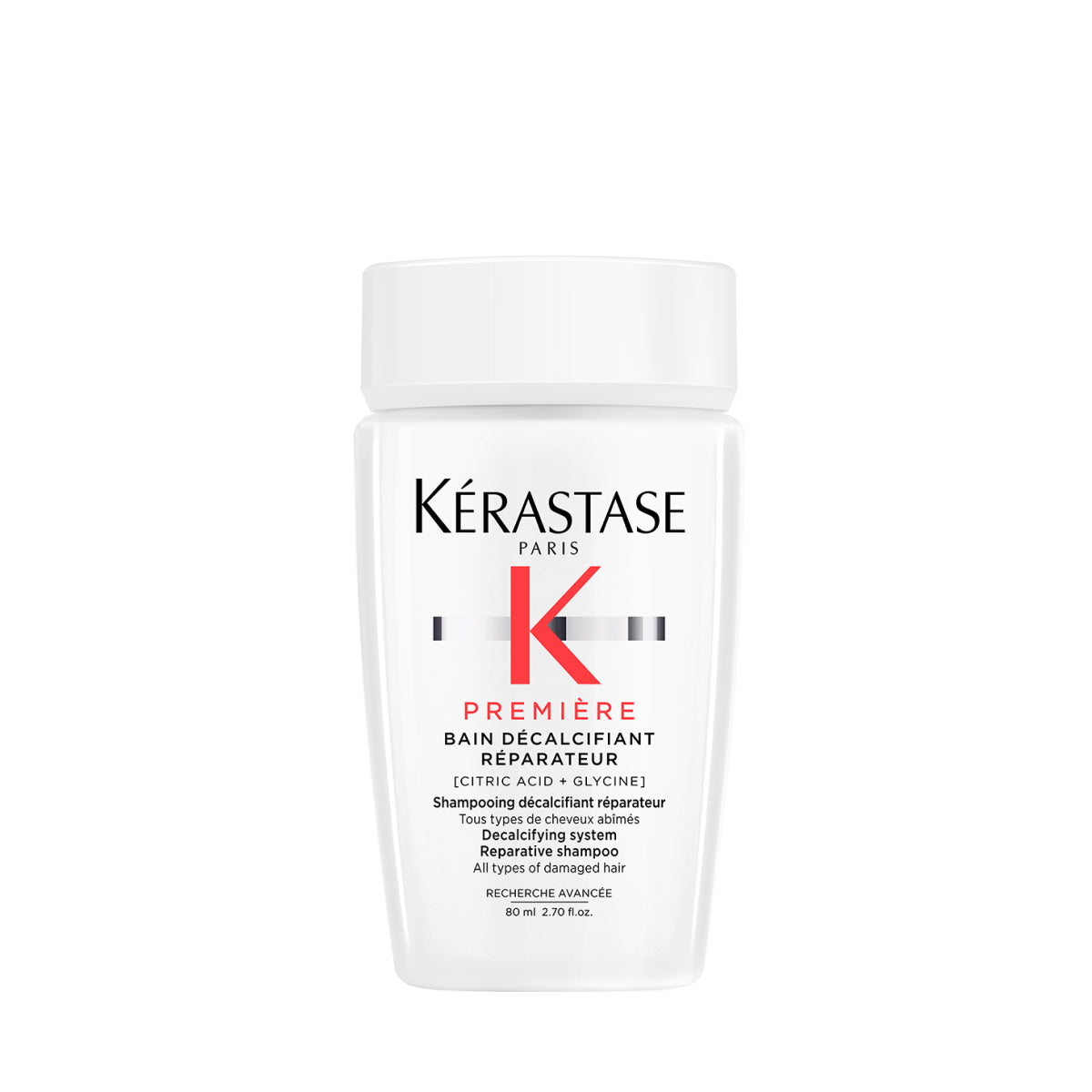 Kérastase Première Bain Décalcifiant Réparateur 80ml – Javító, vízkőoldó sampon sérült hajra