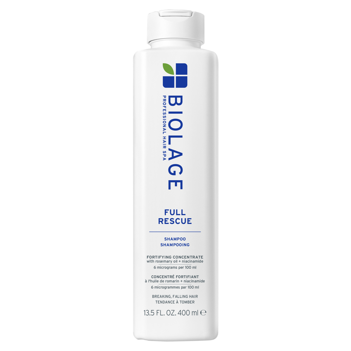 Biolage Full Rescue – Erősítő sampon hajhullás ellen rozmaringolajjal és niacinamiddal – 400 ml
