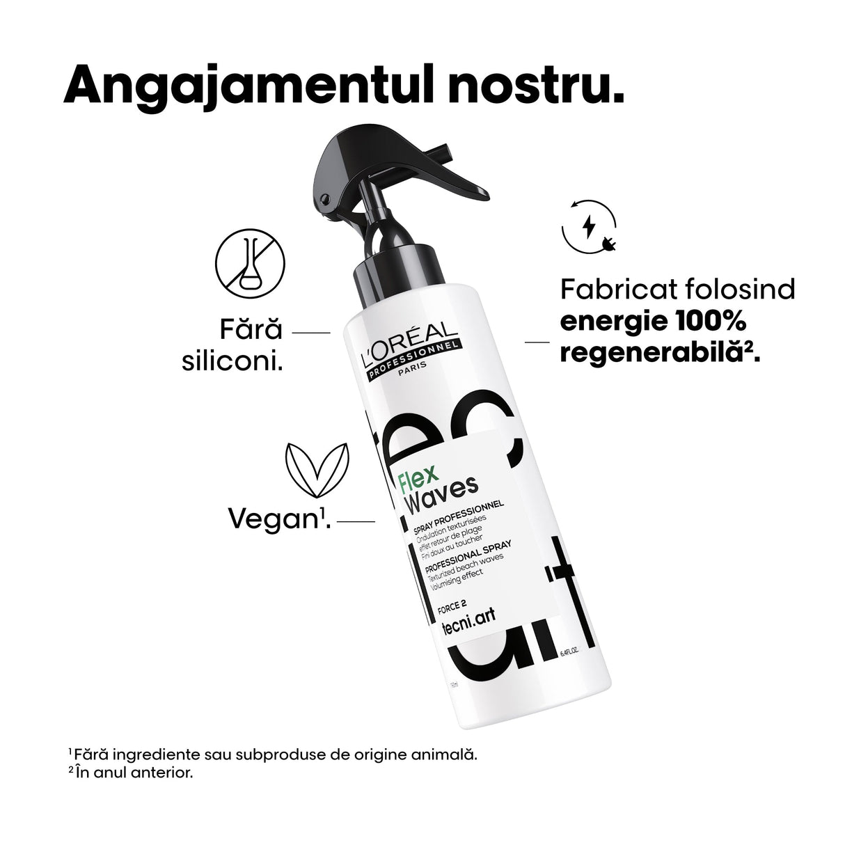 L’Oréal Professionnel Tecni.Art Flex Waves – Professzionális formázó spray texturált hullámokért és természetes volumenért, 190 ml