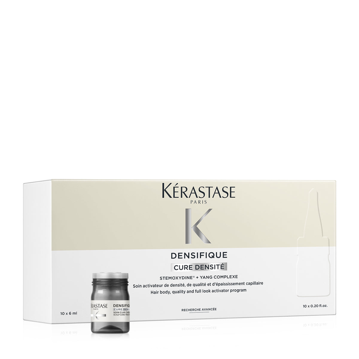 Kérastase Densifique Cure Densité – Aktív kezelés a haj sűrűségéért és minőségéért 10x6ml