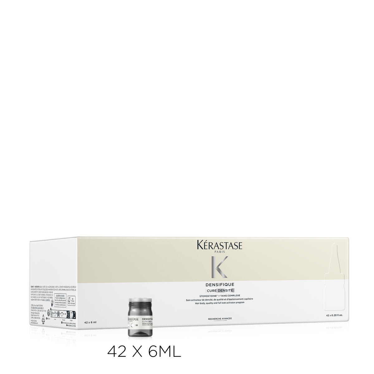 Kérastase Densifique Cure Densité – Intenzív kezelés a láthatóan javult sűrűségért és textúráért (42 x 6 ml)