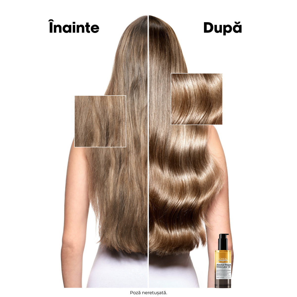 L’Oréal Professionnel Absolut Repair Molecular kétfázisú haj olaj – göndörödésgátló, intenzív táplálás és 100 órás ragyogás