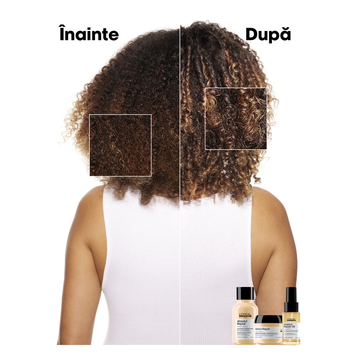 L’Oréal Professionnel Absolut Repair – Kímélő Olaj, 10 Az 1-ben, Száraz és Sérült Hajra – 30 ml