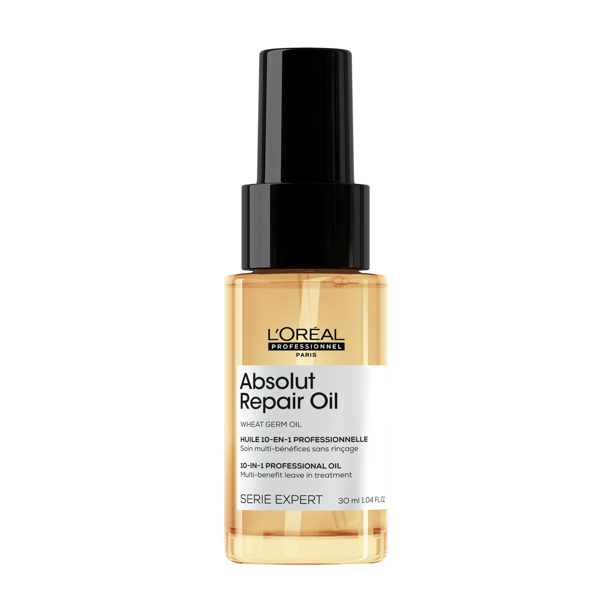 L’Oréal Professionnel Absolut Repair – Kímélő Olaj, 10 Az 1-ben, Száraz és Sérült Hajra – 30 ml