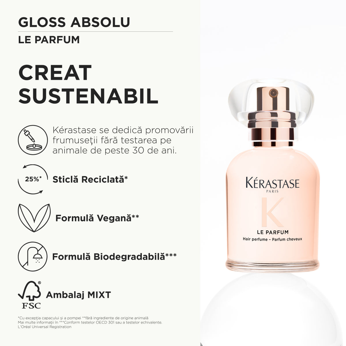 Kérastase Gloss Absolu Le Parfum – Raffinált hajparfüm virágos és citrusos jegyekkel – 30 ml