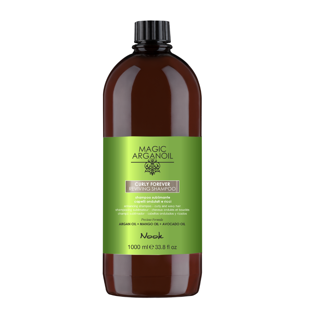 Nook Magic ArganOil Curly Forever – Revitalizáló sampon göndör és hullámos hajra