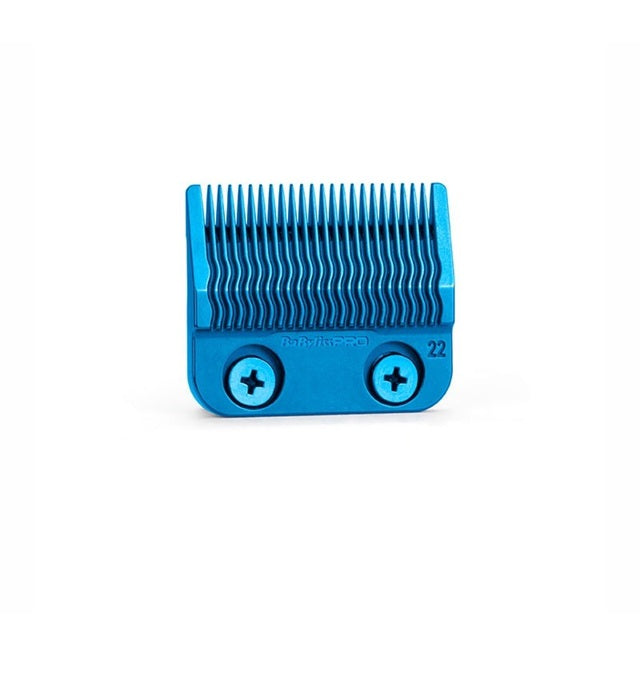 BaBylissPRO Blue Titanium – Professzionális vágókések hajvágógéphez, Fade Blade 45 mm, Hipoallergén Titán