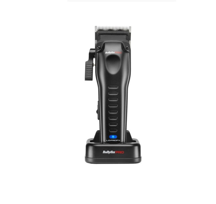 BaBylissPRO LO‑PROFX Compact Clipper – Professzionális vezeték nélküli, ultrakompakt hajvágó, fekete titán Fade pengék, 6800 fordulat/perc, 150 perc üzemidő