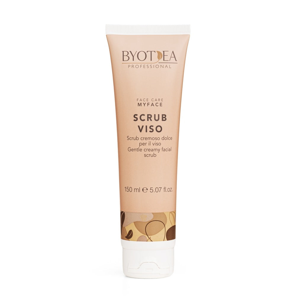 Byotea My Face Scrub – Gyengéd arclemosó kajszibarackmaggal és perlitxel 150 ml