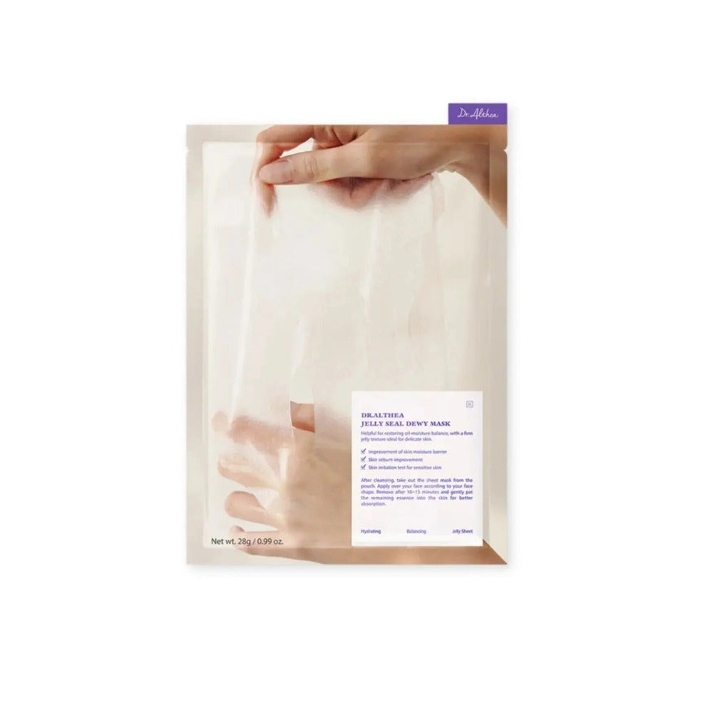 Dr. Althea Jelly Seal Dewy Mask – Arcmaszk mélyhidratáláshoz, „Glass Skin” hatásért és ragyogásért, 28g