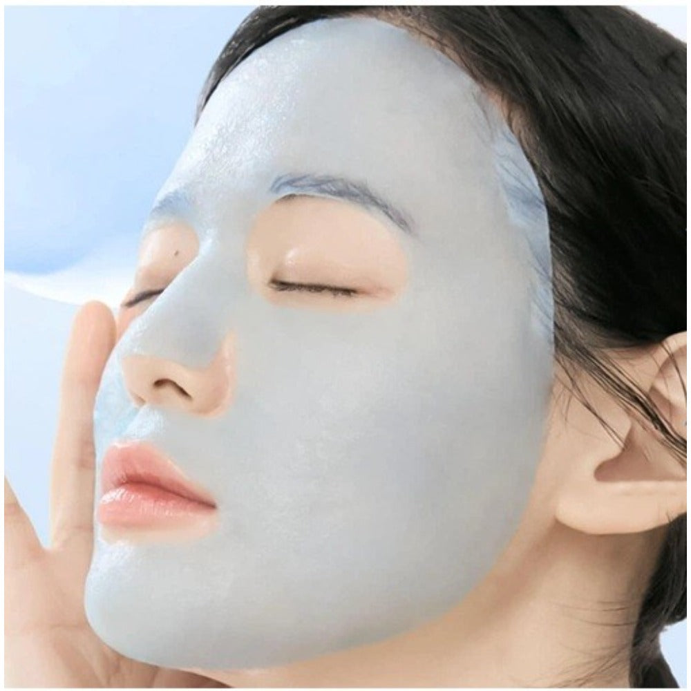 Dr. Althea Aqua Blue Hydration Mask – Intenzíven Hidratáló, Niacinamiddal, Azulénnel és Bambuszvízzel Áztatott Fátyolmaszk, 28g