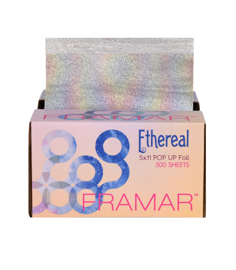 Framar Ethereal – 500 db előre vágott és dombornyomott alufólia tincsekhez és precíziós technikákhoz