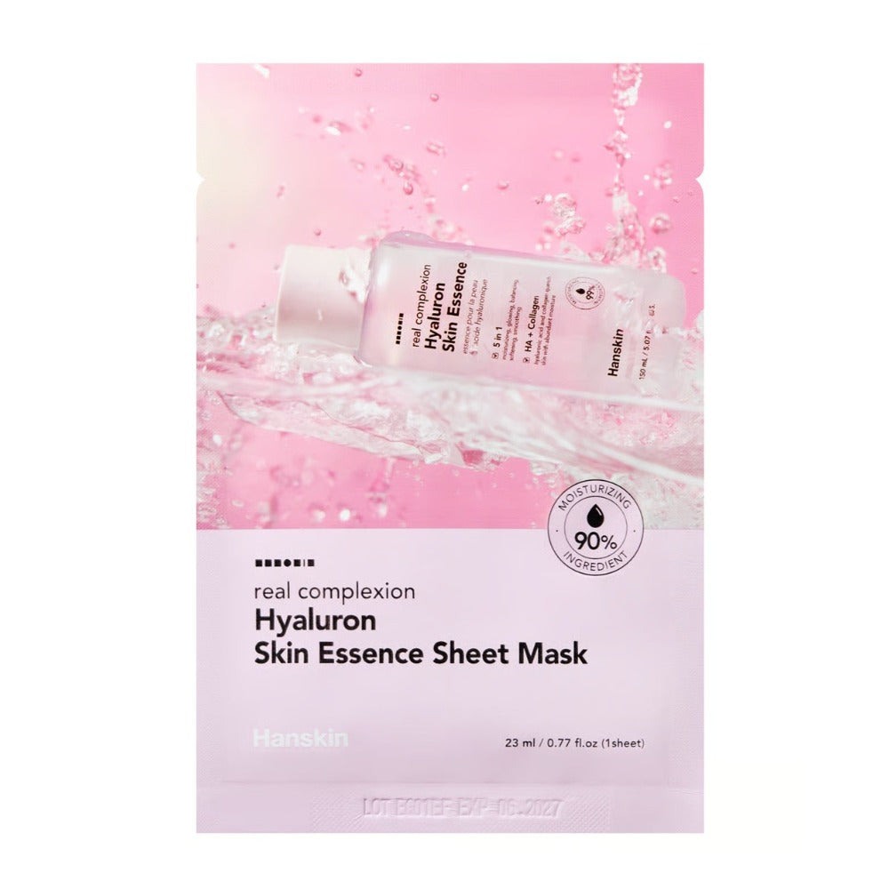 Hanskin Real Complexion Hyaluron Skin Essence fátyolmaszk