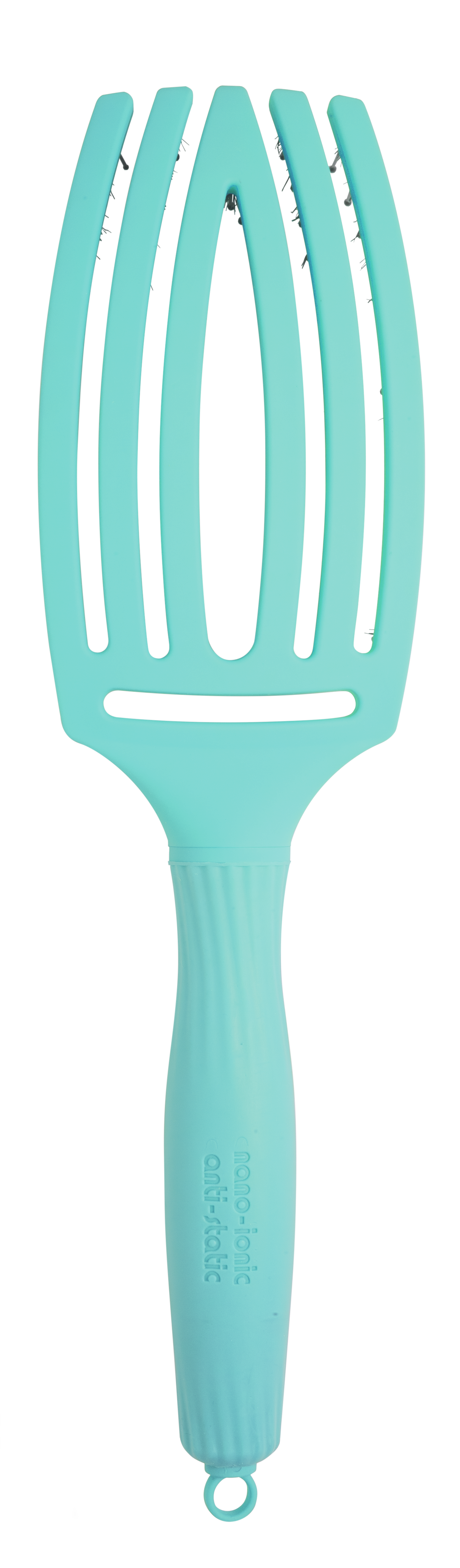 Olivia Garden FingerBrush Combo Medium Mint – Professzionális kefe a kibontáshoz, kisimításhoz és dúsításhoz