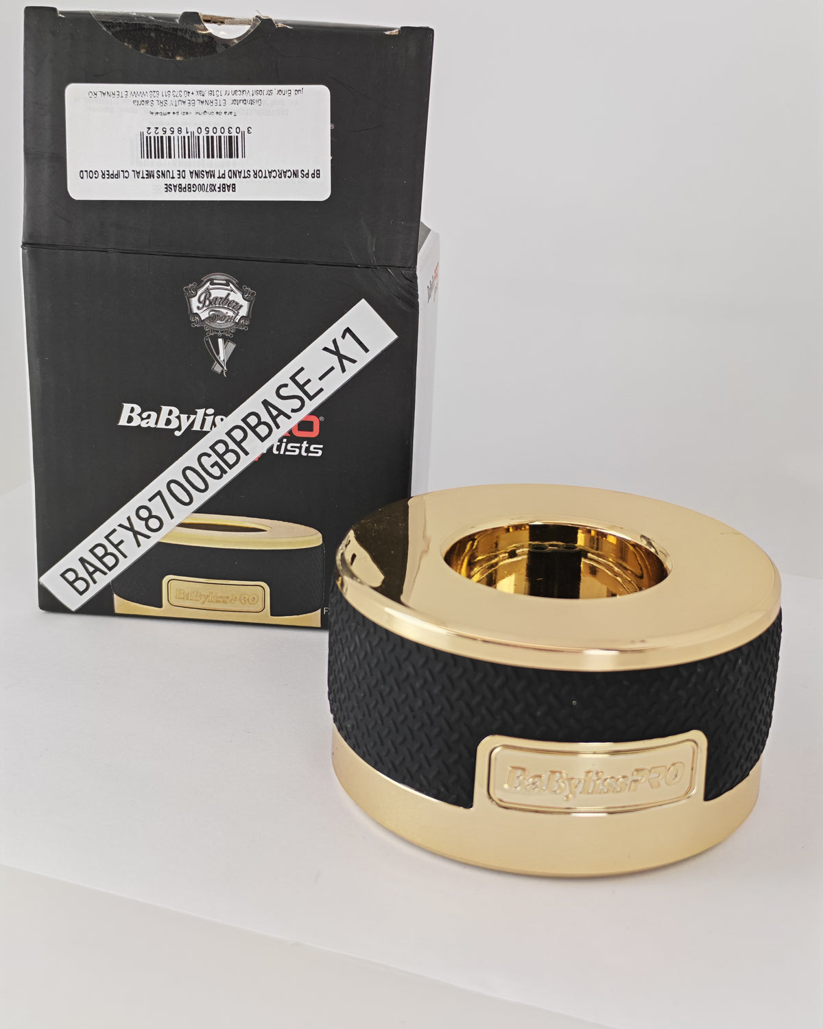 Babyliss Pro Töltőállvány Metal Clipper Gold Hajvágóhoz VISSZACSOMAGOLT