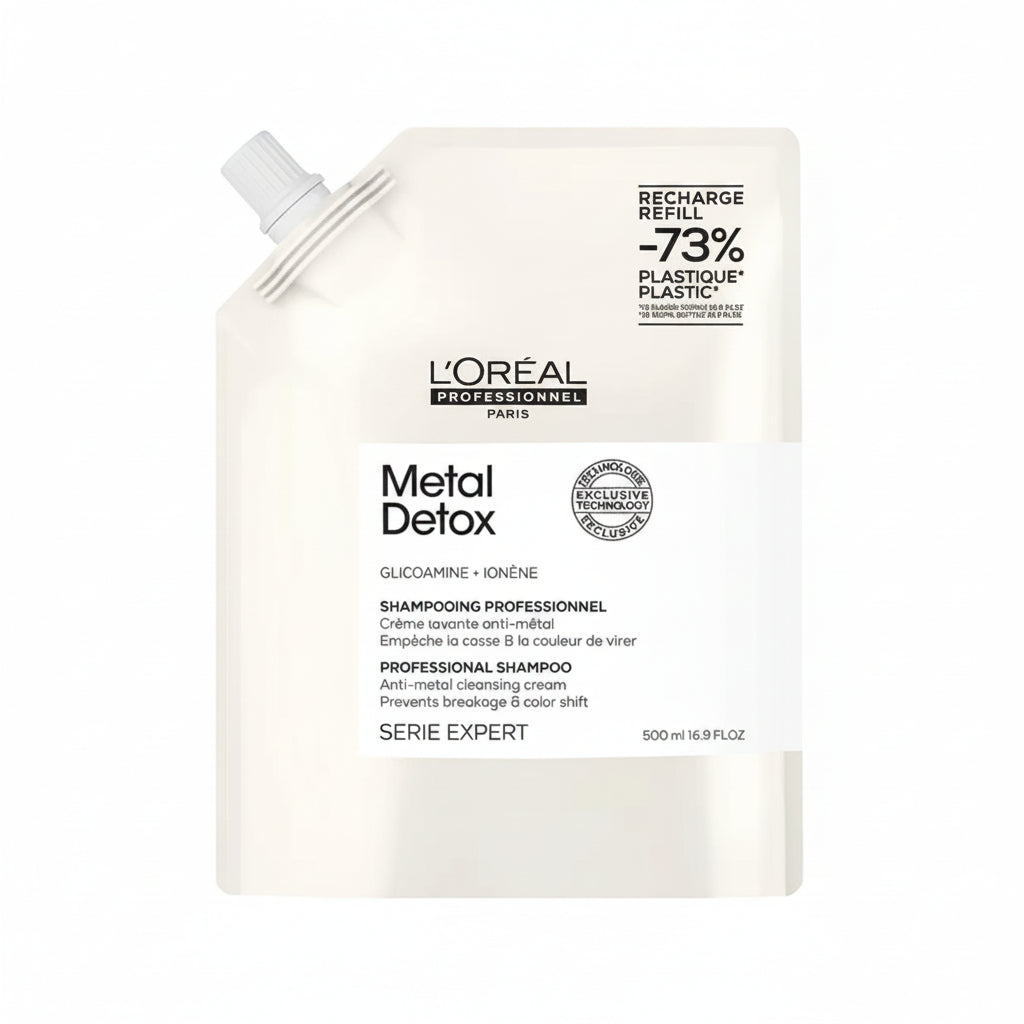 L'Oréal Professionnel Metal Detox Professzionális Samponkrém – Mélytisztító fémeltávolítás, Ragyogás és Védelem Festett Hajra