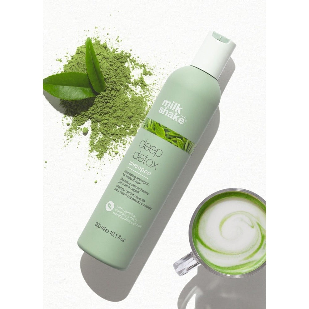 Milk Shake Deep Detox Shampoo 300ml – Professzionális Detox Sampon Mélytisztításhoz, Nehézfémek, Faggyú és Styling Maradványok Eltávolítására