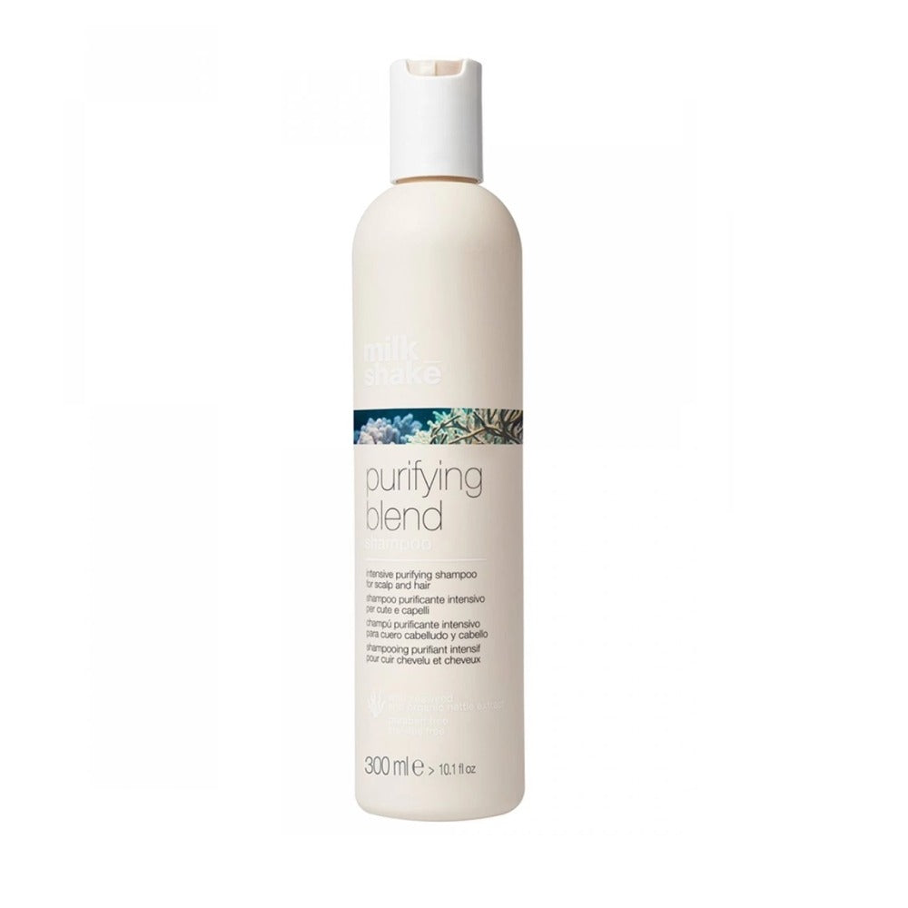 Milk Shake Purifying Blend Shampoo 300ml – Șampon Profesional Antimătreață și Detoxifiant pentru Scalp, cu Alge AFA și Extracte Botanice