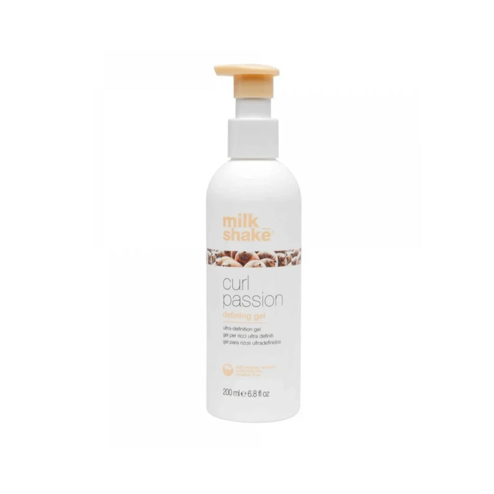Milk Shake Curl Passion Defining Gel 200ml – Professzionális Fürtdefiniáló Gél, Anti-Frizz Kontrollal és Természetes Rugalmassággal