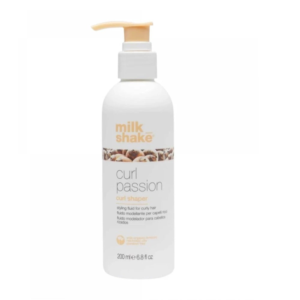 Milk Shake Curl Passion Curl Shaper 200ml – Professzionális Fürtformázó Krém Göndör és Hullámos Hajra, Anti-Frizz Védelemmel és Hidratálással