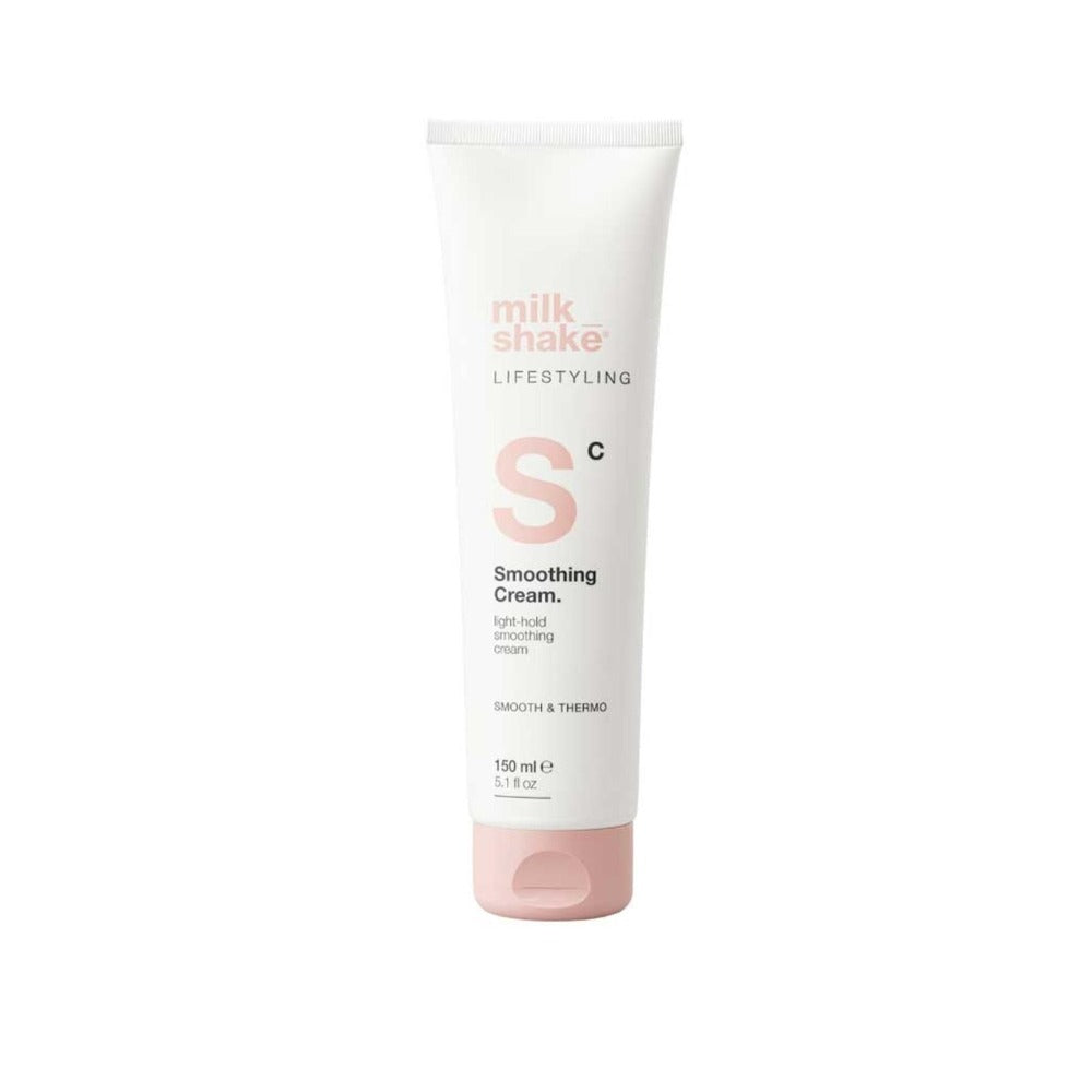 Milk Shake Lifestyling Smoothing Cream 150ml – Cremă Profesională pentru Netezirea Părului cu Protecție Termică și Efect Anti-Frizz