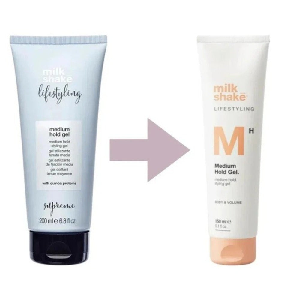Milk Shake Lifestyling Gel 150ml – Gel Profesional de Coafare cu Fixare Medie, Definire și Finish Natural