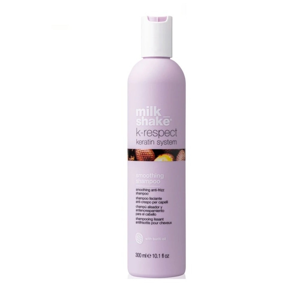 Milk Shake K-Respect Keratin System Shampoo 300 ml– Șampon Profesional cu Keratină pentru Netezire, Anti-Frizz și Protecția Culorii