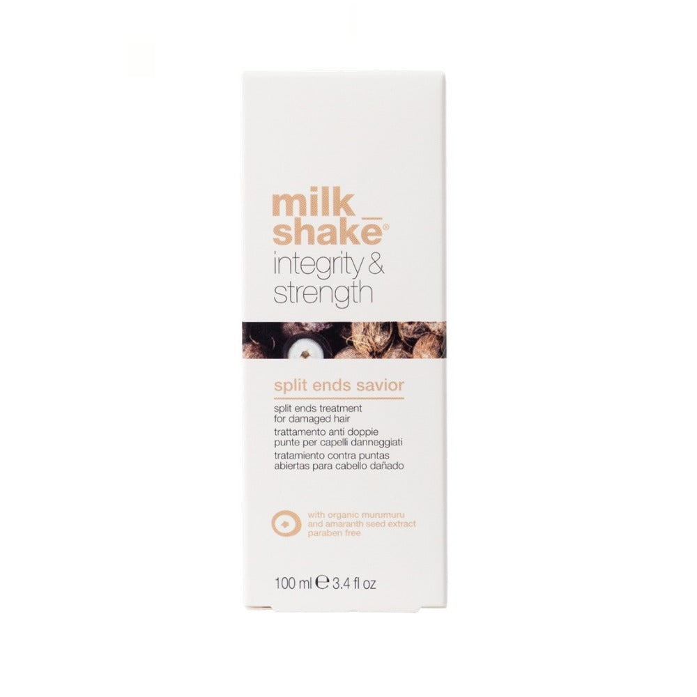 Milk Shake Integrity & Strength Ends Savior 100ml – Tratament Leave-In pentru Vârfuri Despicate, Reparare și Protecție a Părului Deteriorat