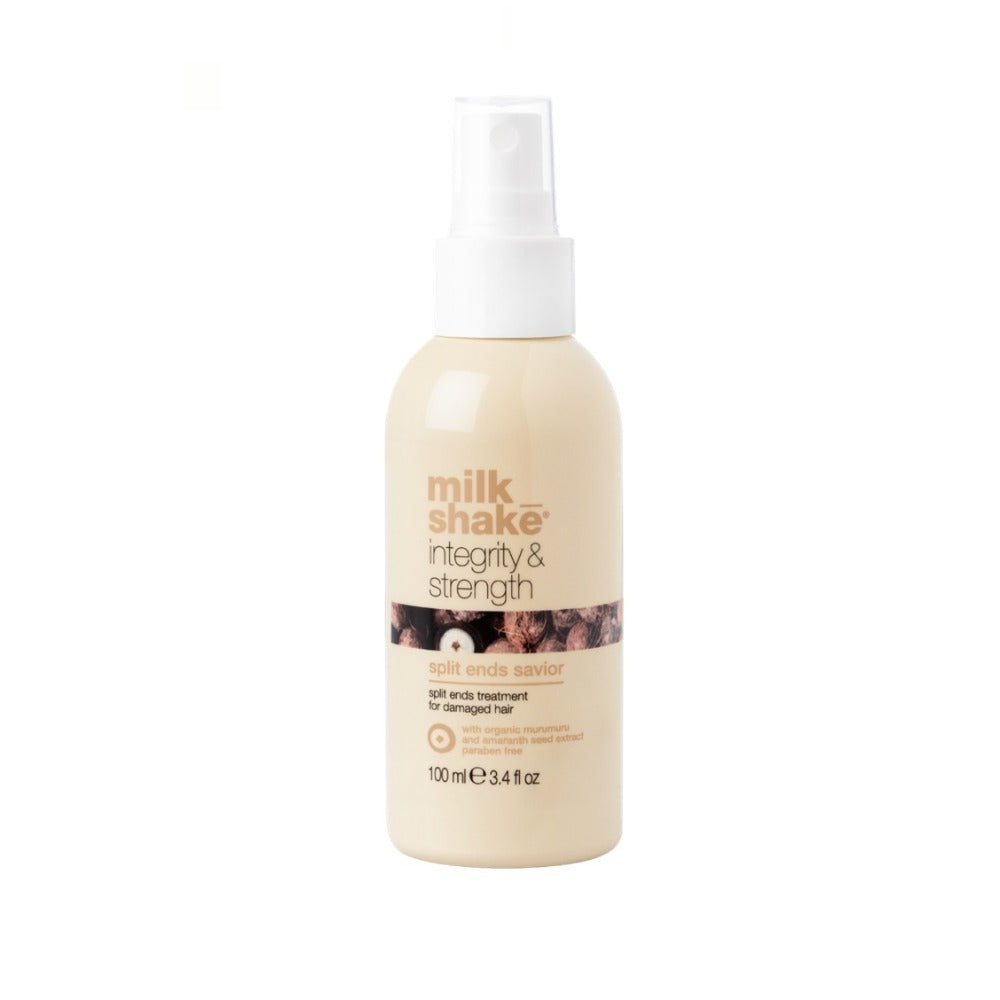 Milk Shake Integrity & Strength Ends Savior 100ml – Tratament Leave-In pentru Vârfuri Despicate, Reparare și Protecție a Părului Deteriorat