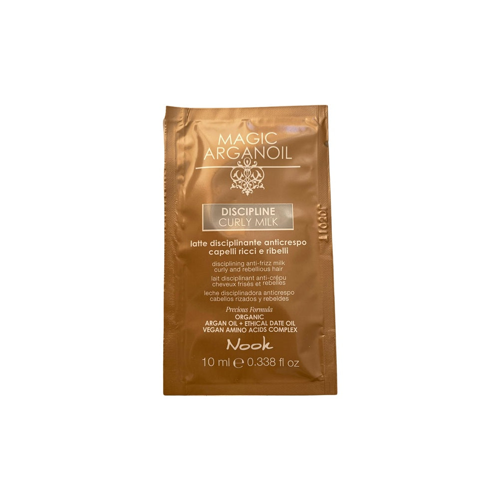 Tester Nook Magic ArganOil Curly Milk Fegyelmező Elixír 10ml