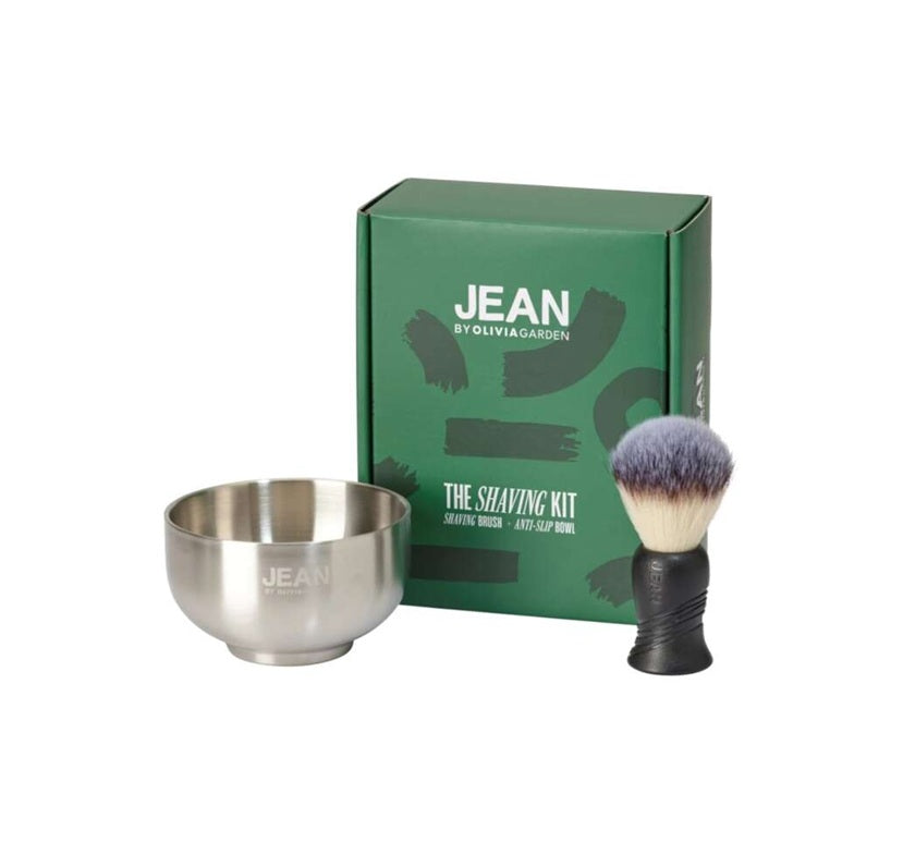 Olivia Garden The Shaving Kit Professzionális Borotválkozó Szett (Borotvaecset + Habtál)