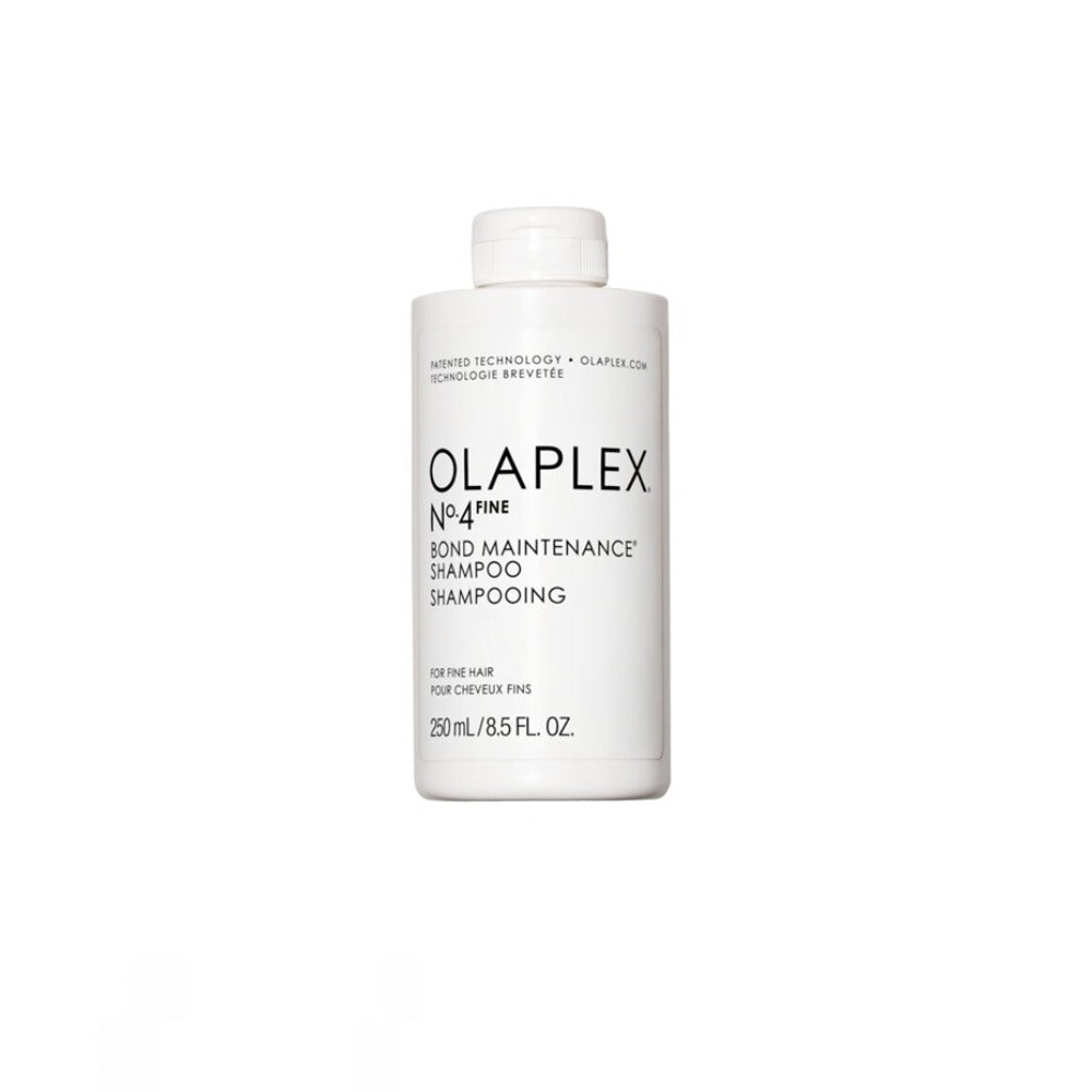 Olaplex No.4 Fine Bond Maintenance Shampoo 250ml – Sampon Volumennövelésre, Erősítésre és a Vékonyszálú Haj Dúsabb Hatásáért