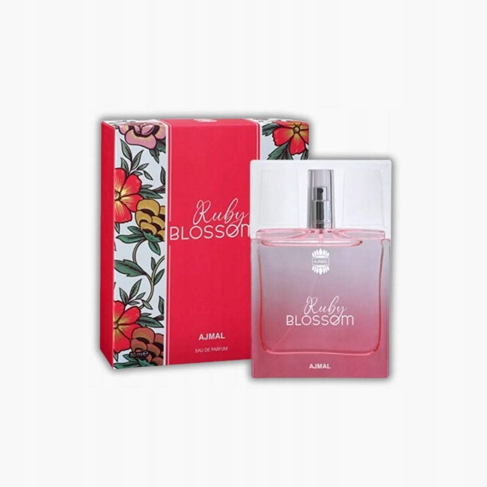 Ajmal Ruby Blossom Eau de Parfum 50 ml – Magával ragadó virágos-gyümölcsös esszencia elegáns és modern nőknek