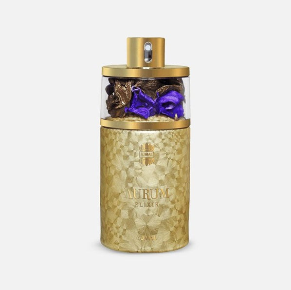 Ajmal Aurum Elixir – A sugárzó luxus illata gyümölcsös és pézsmás jegyekkel, kifinomult nőknek | EDP 75 ml
