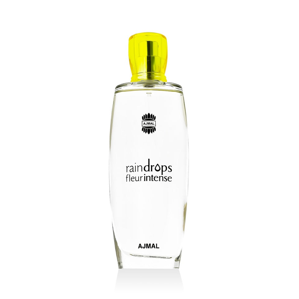 Ajmal Raindrops Fleur Intense EDP 100ml – Csábító virágos-gyümölcsös parfüm, bársonyos vanília és fehér őszibarack jegyekkel