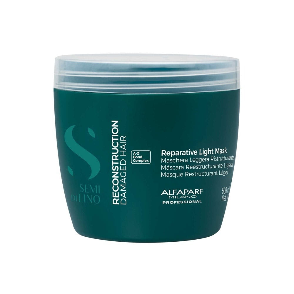 Alfaparf Milano Semi di Lino Reconstruction Reparative Light Mask – Hajtöredezés Elleni, Regeneráló Könnyed Maszk Finom Szálú és Sérült Hajra