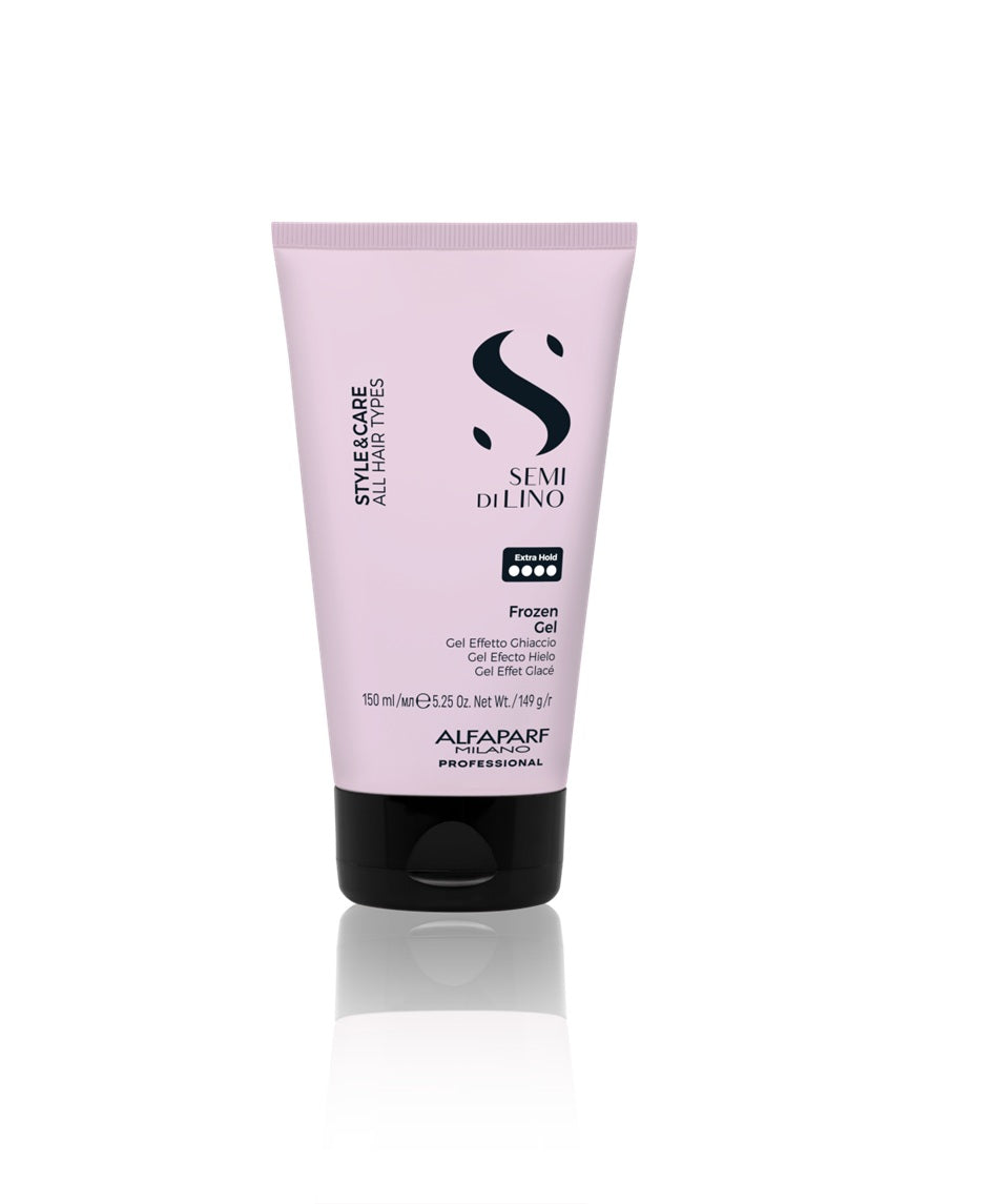 Alfaparf Milano Semi di Lino Style & Care Frozen Gel Professzionális Gél extrém tartással és pára elleni védelemmel 150ml