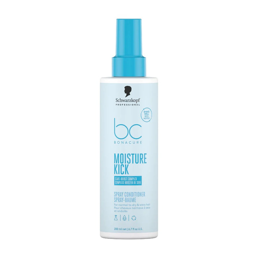 Schwarzkopf Professional BC Bonacure Moisture Kick – Leöblítést Nem Igénylő Hajspray Száraz és Dehidratált Hajra 200 ml