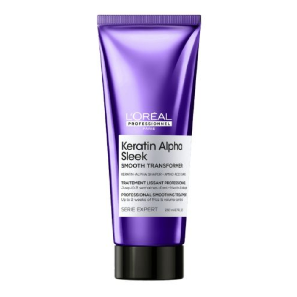 L'Oréal Professionnel Serie Expert Keratin Alpha Sleek Hajkezelő Krém, simító és göndörödés elleni hatással 200ml