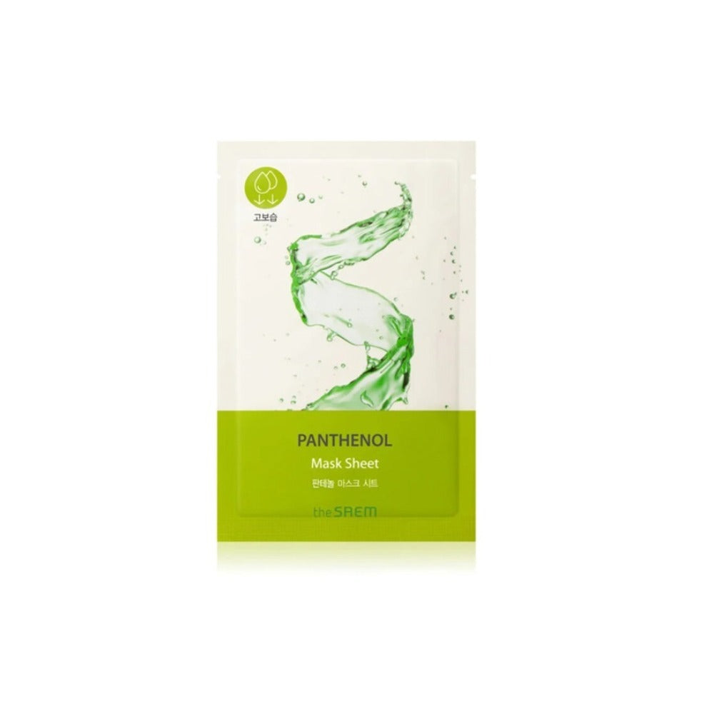 The Saem Bio Solution Moisturizing Panthenol Maszk - Koreai fátyolmaszk, hidratáló és nyugtató panthenollal