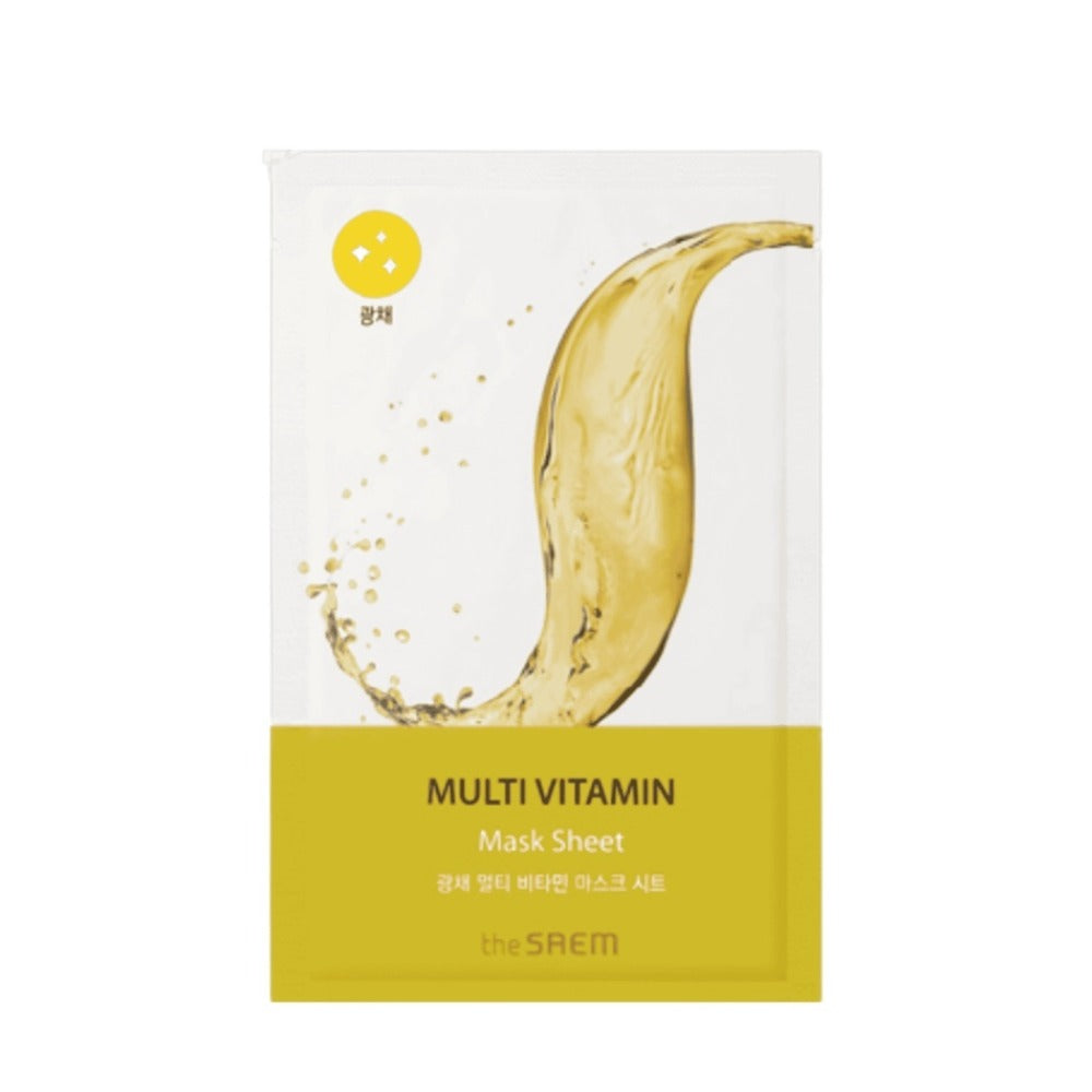 The Saem Bio Solution Radiance Multi Vitamin Maszk – Koreai Arcpakolás Vitaminokkal a Fényes Bőrért