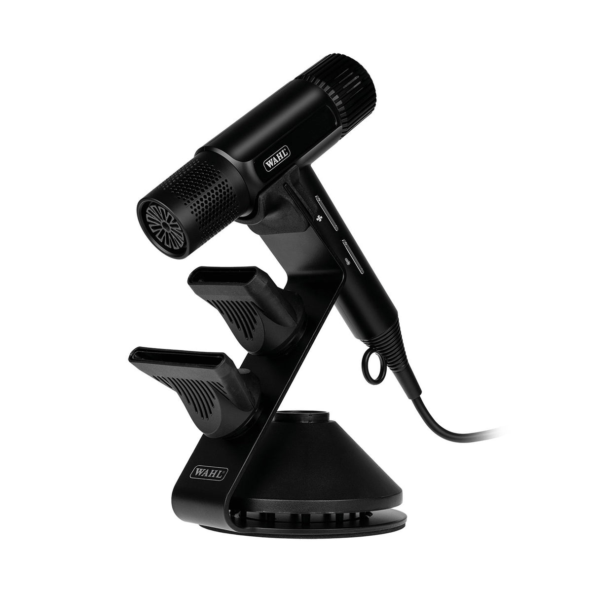 Wahl Stand Professzionális Hajszárító Tartó Vanquish – Stabilitás, Szervezettség és Prémium Design a Szalonodban