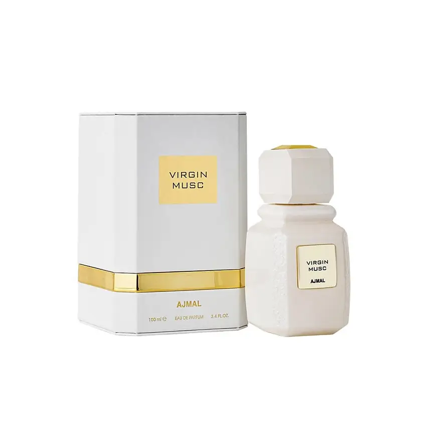 AJMAL Virgin Musc Unisex EDP 100ml – Tiszta fehér pézsmás elegancia az orientális parfümök világából - 100 ml - Parfümök