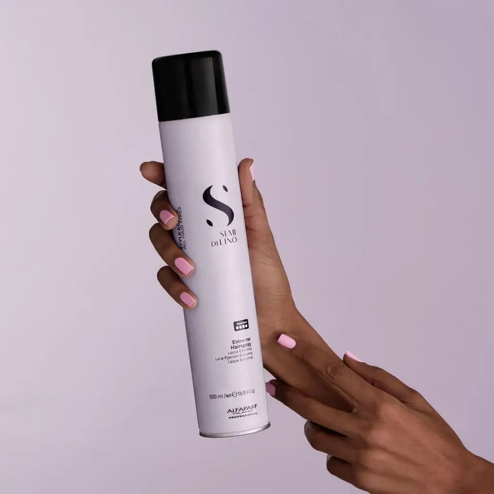 Alfaparf Milano Style&Care Extreme Hajlakk 500ml – Extra erős tartás UV-védelem és frizz elleni hatás minden hajtípusra