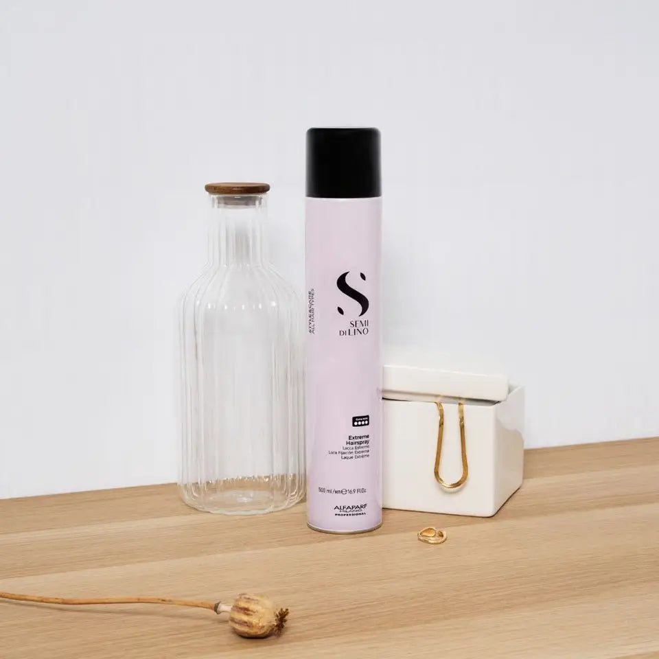 Alfaparf Milano Style&Care Extreme Hajlakk 500ml – Extra erős tartás UV-védelem és frizz elleni hatás minden hajtípusra