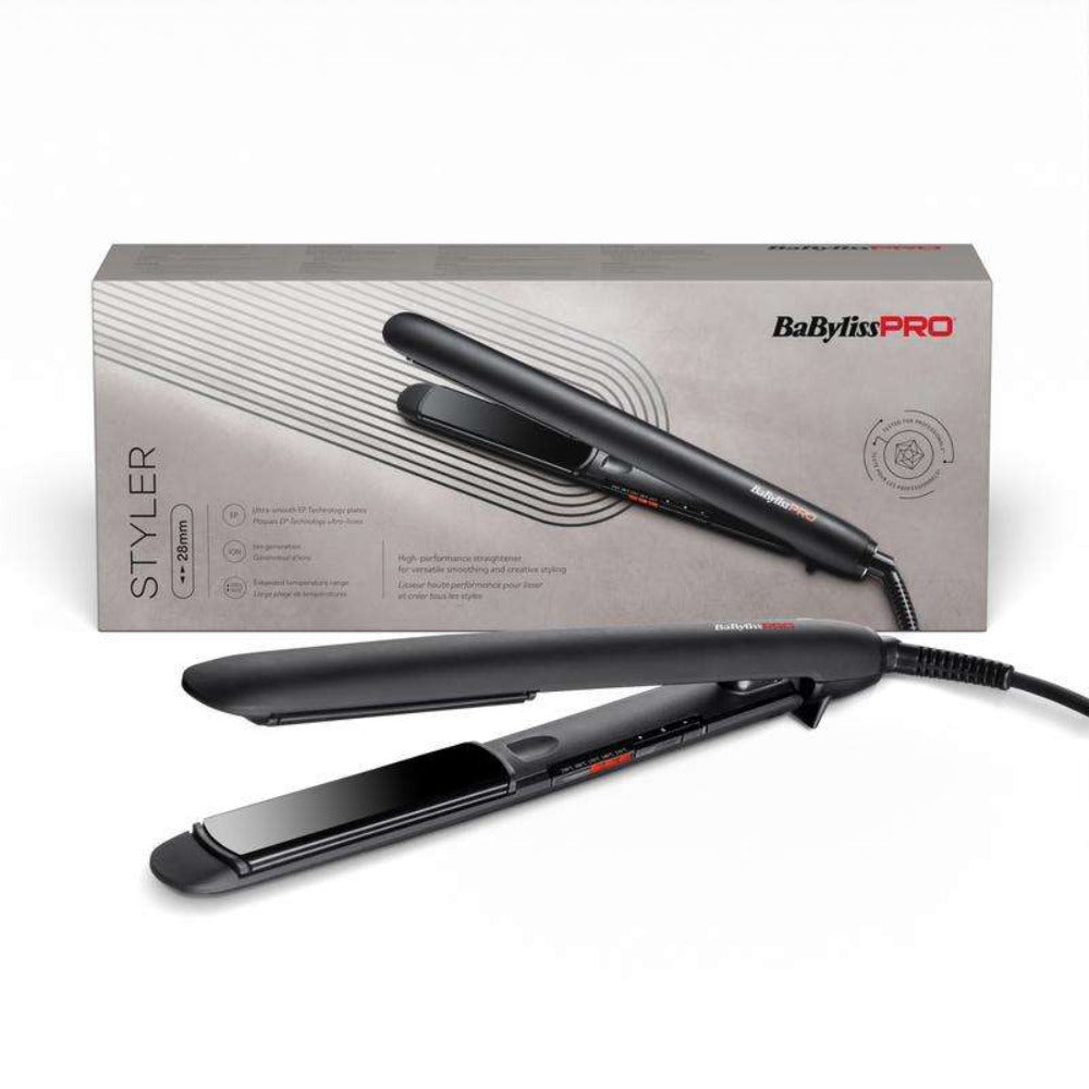 BaBylissPRO Styler placă profesională de îndreptat și ondulat părul 28mm